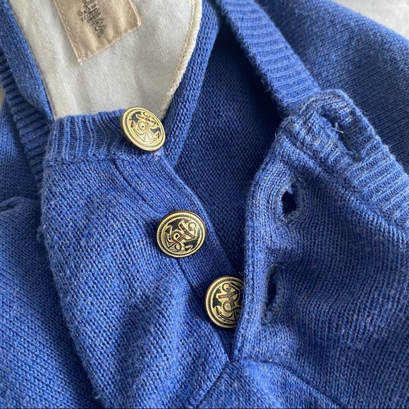 Wilfred Free | Vintage Blue and White Striped Starboard Sweater - Picture 13 of 14